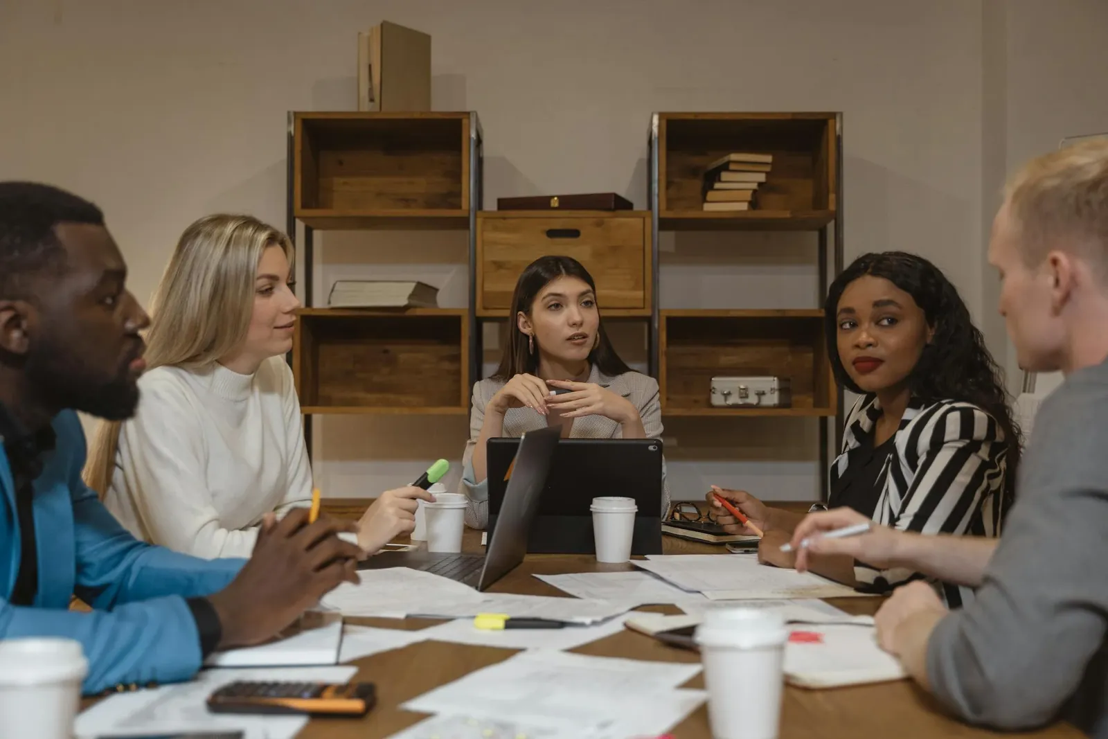 Transform professionals in the middle of a meeting